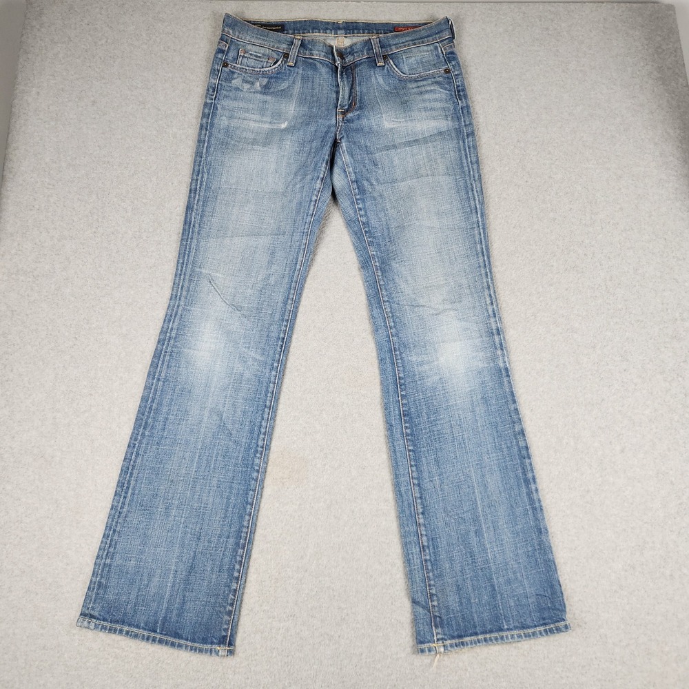 Citizens of Humanity Kelly 001 Low Waist Bootcut Jeans Womens 31 Blue Stretch